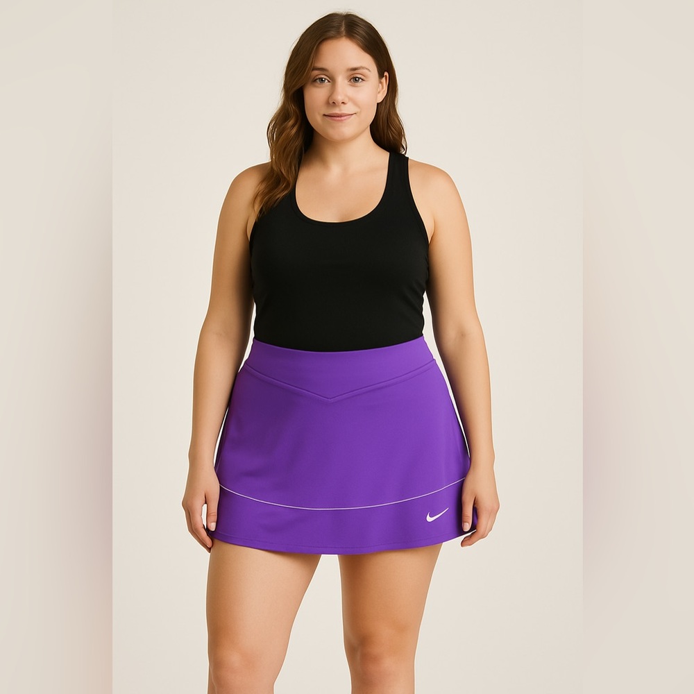NikeCourt Victory Dri-FIT Purple Tennis Skort Women’s Size L